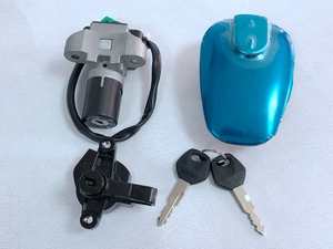 适用于骏威GSX125电门锁坐垫锁QS125-3G-3K-3E油箱盖套锁钥匙门