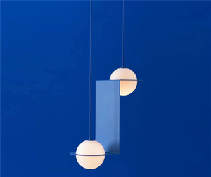 Laurent线条与几何的交互探索者吊灯卧室床头客厅设计师创意灯具