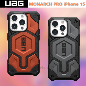 UAG适用于MONARCH PRO尊贵系列高强防摔跌落苹果iPhone 15Pro Max支持MagSafe无线磁吸充电手机保护壳套