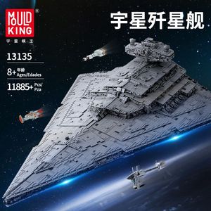 宇星模王13135星球大战帝王级歼星舰国产积木MOC拼装模型高难度