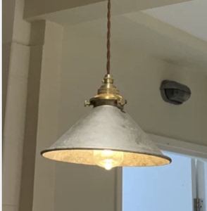 做旧铁锈吊灯北欧日式美式乡村餐厅吧台厨房阳台复古个性ins黄铜