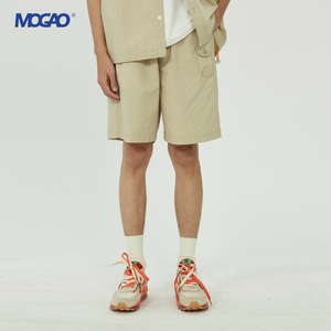 MOGAO摩高男装夏季美式高街直筒五分休闲裤梭织短裤子621384609