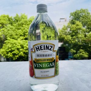 【玻璃瓶】美国进口HEINZ亨氏白醋946ml家用食醋腌泡自制柠檬酵