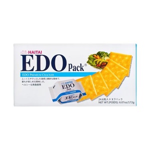 香港直邮EDO PACK韩国进口薄脆苏打饼干办公室休闲下午茶优选零食