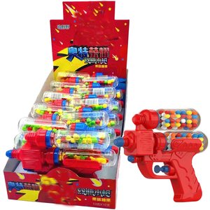 欧野野双管水枪奥特荣耀双瓶水枪儿童玩具糖果沙滩玩具零食礼物