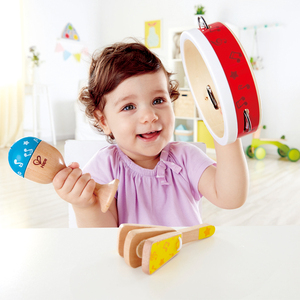 Hape儿童打击乐器组合套装男女孩宝宝婴幼儿益智玩具 敲打音乐1岁