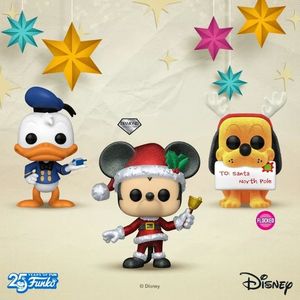 Funko Pop玩偶米奇米妮公仔90周年唐纳德迪士尼收藏限定PVC手办