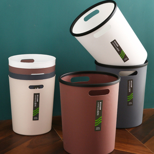 家用垃圾桶厕所卫生间厨房卧室客厅创意办公室用简约分类马桶纸篓