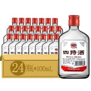 2017年产 四特酒净爽小酒42度/52度100ml*6瓶/24瓶陈年老酒白酒