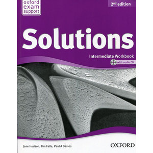 牛津高中教材Solutions第二版Intermediate中级练习册附音频CD