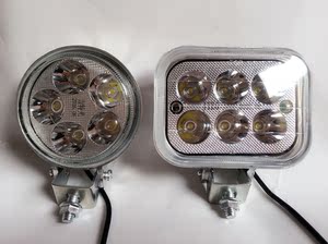 LED外置六珠小方灯小圆灯超高亮度射灯外置等电动车摩托车通用款