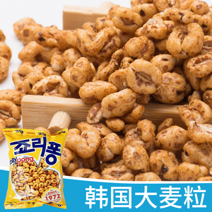 韩国进口零食品 crown可瑞安大麦粒74g 克丽安爆米花休闲膨化零食