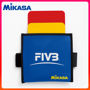 MIKASA米卡萨红黄牌排球裁判员训练比赛装备FIVB VK台湾产