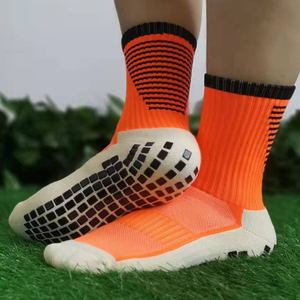 运动健身袜男女新款硅胶防滑加厚毛巾底中筒透气瑜伽蹦床地板袜子