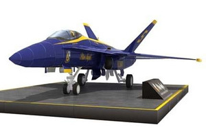 【模蛇】飞机 F/A-18黄蜂式战斗攻击机 3D纸模型DIY