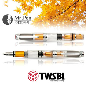 新款台湾TWSBI三文堂透明活塞钢笔580ALmini限量阳极金木犀金现货