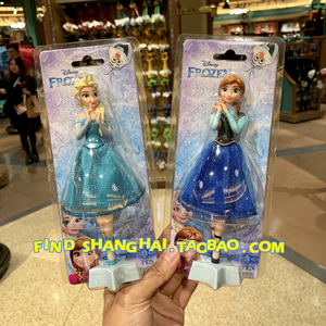 特价冰雪奇缘2爱莎安娜公主3D人物圆珠笔 上海迪士尼乐园国内代购