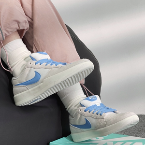 Nike/耐克SB Force 58男女鞋白蓝低帮复古休闲板鞋DV5477-003