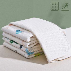 新生婴儿童床上专用防滑隔尿垫夏季纯棉纱布防水透气可洗宝宝幼儿