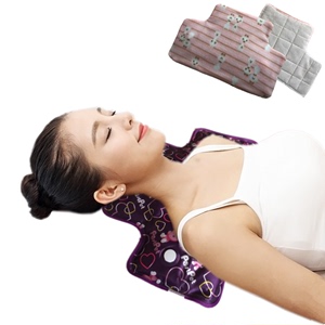 平躺睡觉充电热水袋暖颈椎肩颈部电暖袋腰椎艾灸牵引热敷枕电暖宝