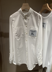 上新75折BURBERRY博柏利香港代购2023夏女士Prorsum 标签棉质衬衫