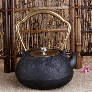 日本铁壶原装进口螃蟹无涂层纯手工铸铁壶日式煮茶老铁壶茶具特价