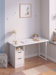 可比熊实木儿童书桌台式简易写字桌电脑桌学生家用卧室办公小课桌