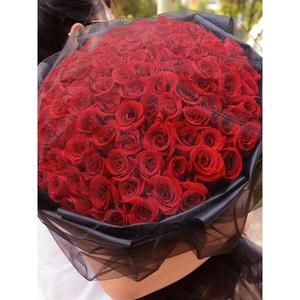 99朵红玫瑰花束鲜花速递兰州同城生日银川拉萨西宁鲜花店送花上门