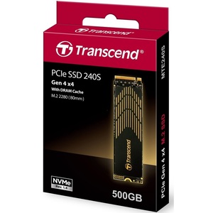 Transcend创见 500G GB 1T 1TB SSD固态硬盘 240S M.2 PCIe4 NVMe