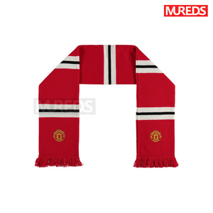 曼联官方球迷周边纪念品礼物经典红白条纹围巾英国代购正品现货