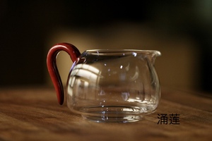 台湾自慢堂正品玻璃公道杯雪蜜大自慢耐热玻璃公杯匀杯茶盅茶具