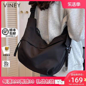 Viney包包女士2024新款女包通勤托特包大容量单肩春夏帆布腋下包