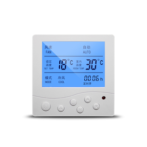 新款中央空调温控器 开关可调温度控制器 液晶温控器风盘三速包邮