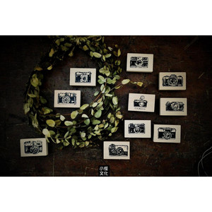 台湾小径 x 夏米花园 原创木质印章 相机系列Vol.3