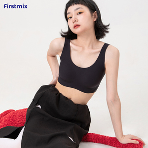 FIRSTMIX背心式舒适无痕文胸无钢圈女士内衣薄模杯细分尺码更贴合