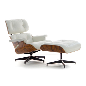 伊姆斯躺椅真皮北欧Eames设计师单人沙发椅办公休闲家用轻奢阳台