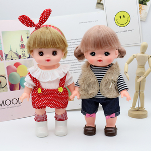 日本Mellchan米露娃娃小美乐衣服配件幼儿园换装洋娃娃过家家玩具