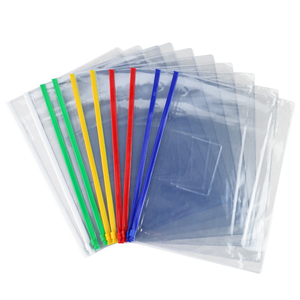 加厚 富得快拉边袋 A5/A4/A3 文件袋 资料袋 档案袋 PVC透明 A4拉边袋透明拉边袋 拉链袋A5/ A4/A3封口袋