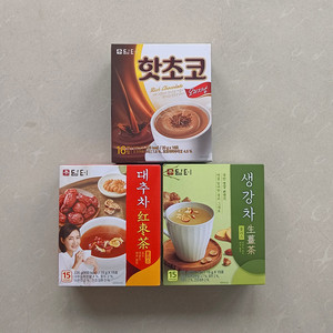 韩国进口丹特冲饮茶盒装 红枣茶热巧克力可可粉生姜养生茶