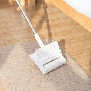 加长柄粘毛器滚筒大号可撕式家用地板地毯清洁除尘黏头发沾毛神器