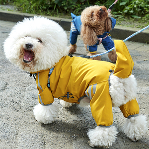 宠物狗狗小型犬雨衣泰迪狗雨衣博美比熊全包尾巴四脚防水雨披雨具
