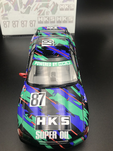 1/24 HKS 田宫 日产 GTR 1993 HKS GrA R32水贴 87#車 配田宫R32