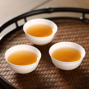 骨瓷茶杯白瓷潮州功夫茶杯套装薄胎品茗杯子茶具家用单杯喝茶通用