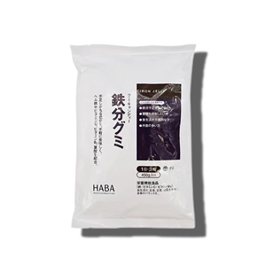 日本直邮代购 HABA铁糖补铁糖补铁丸软糖维生素叶酸90粒 袋