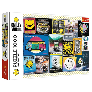 波兰Trefl1000片欧洲进口拼图微笑世界-积极生活减压解闷玩具礼物