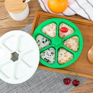 三角饭团便当盒日式寿司磨具六合一 做紫菜包饭制作工具模具盒子