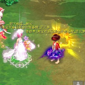 QQ自由幻想FFO游戏天都上海变装 圣*樱雪女3件套+蒲公英 芷云梦
