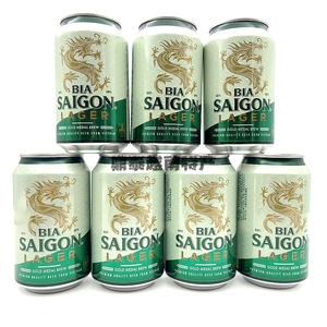 越南西贡整箱拉格啤酒灌装Saigon Lager啤酒整箱原装进口精酿24罐