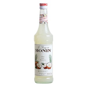 莫林 Monin椰子风味糖浆果汁饮料 鸡尾酒基酒调酒玻璃瓶700ml