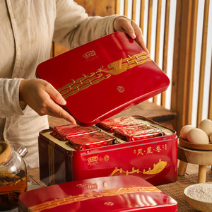 黄但记椰丝凤凰卷铁罐装传统鸡蛋卷休闲零食早餐糕点礼盒手信年货